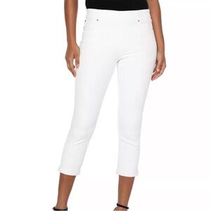 Liverpool 2 / 26 Jeans Chloe Cropped Skinny Jeans Bright White NWT